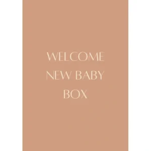Allen Rose Welcome New Baby Box