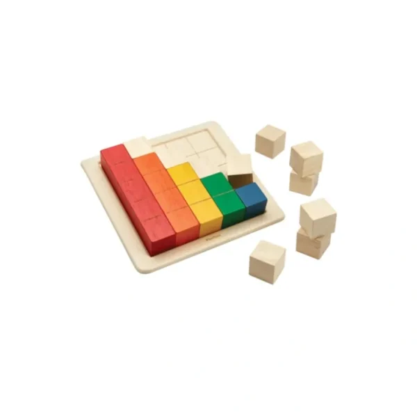 Colored Counting Blocks - Unit Plus - D Kids Toys