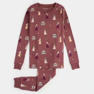 Ensemble Pyjamas Merlot Imprim de Princesses - Petit Lem