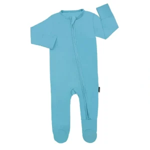 Footed Sleeper - Electric Blue