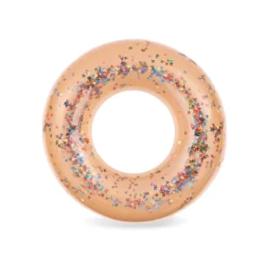 Junior Swim Ring- Cherry Blush Transparent Confetti
