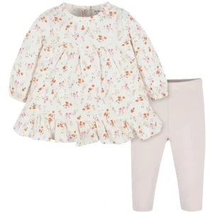 Purple Floral 2 Pc Set