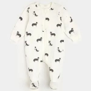 Pyjama off-White imprim de Bergers Australiens - Petit Lem