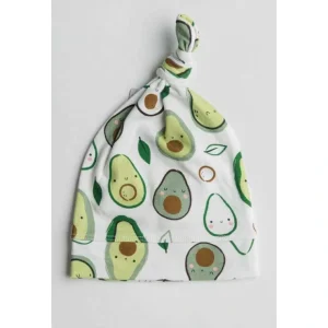 Top Knot Beanie - Avocado